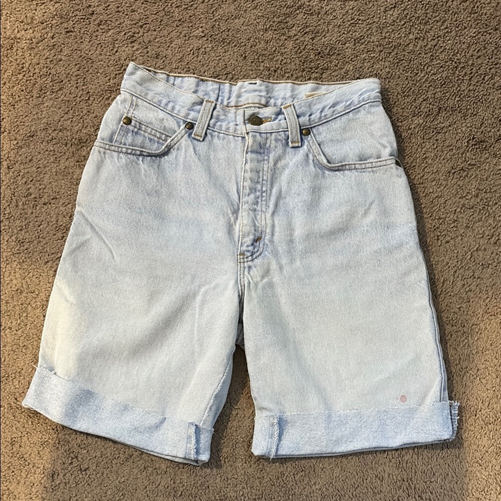 Light Blue Denim Shorts